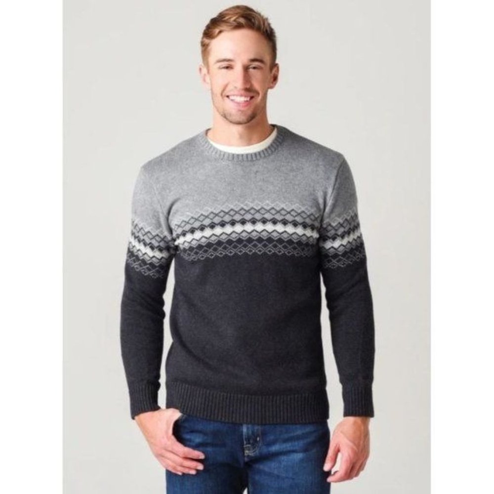 NWT Rails Kieran Pullover Knit Sweater Gray XL Wool Blend